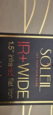 Black and Gold Infrared Flat Iron